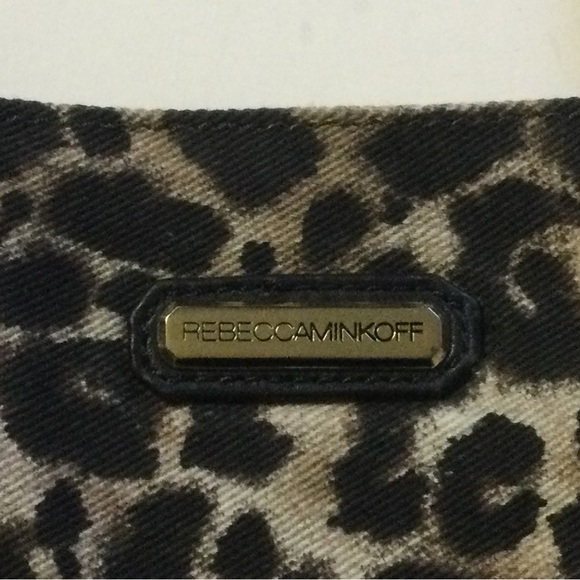 Rebecca Minkoff Canvas and Leather Leopard Tote - Picture 5 of 7